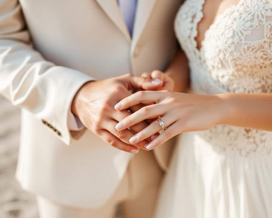 Detalle de anillos de boda, fotografía fine art en Boca del Río