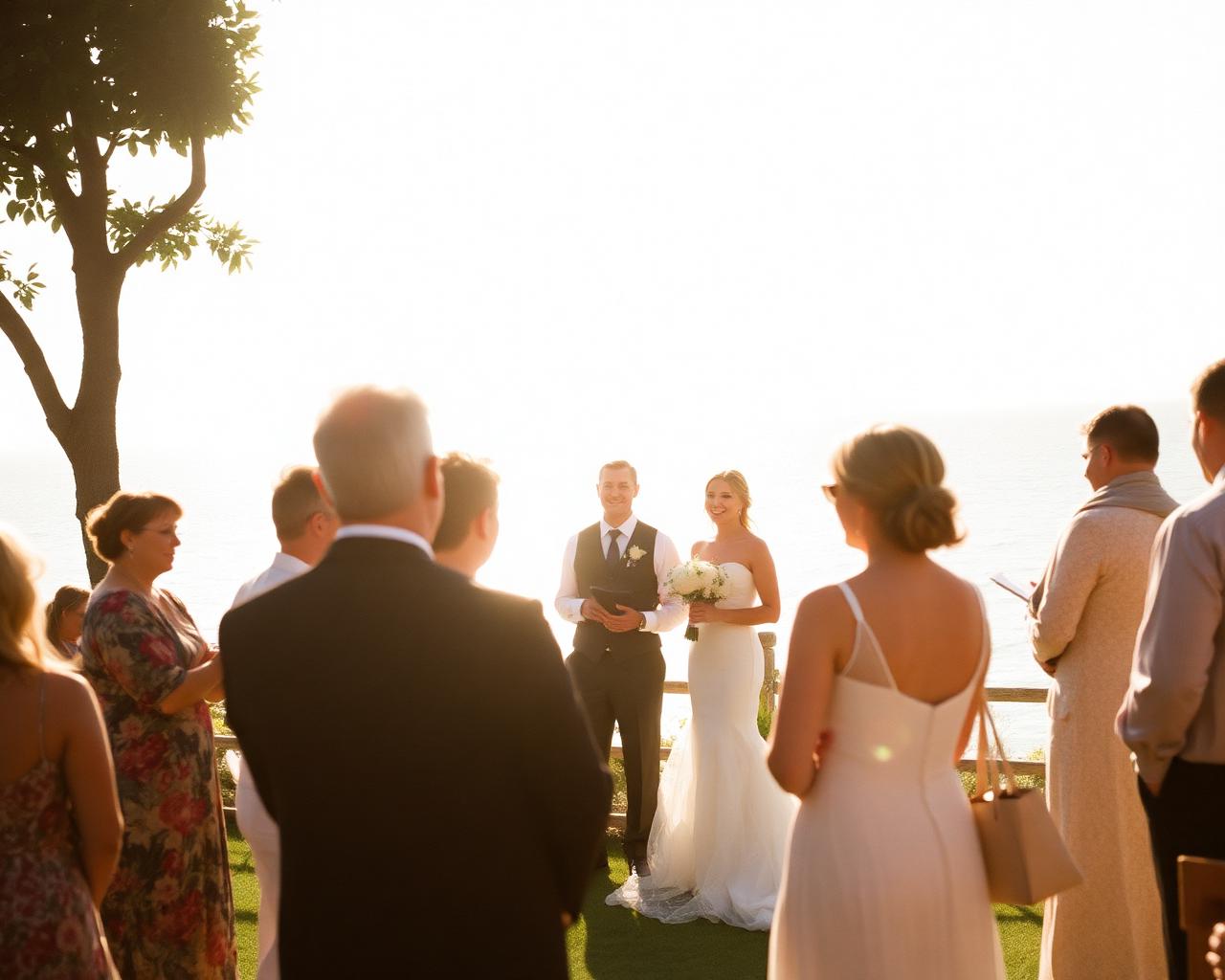 Fotógrafo de bodas Veracruz documentando una ceremonia frente al mar